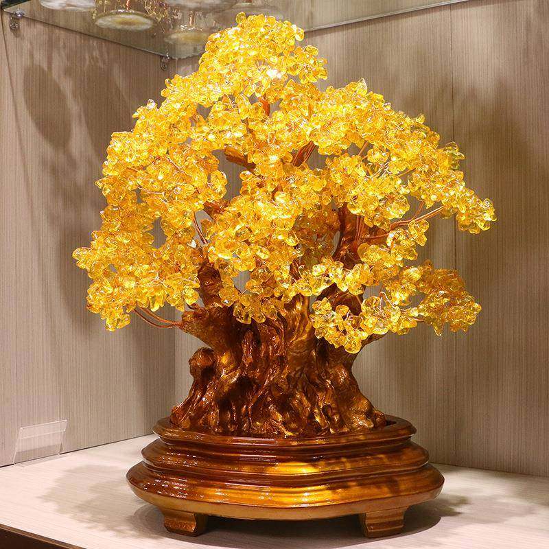 黄水晶招财树发财树水晶树办公家居摆件送礼乔迁开业装饰,机械设备,其他机械设备,淘宝优惠券,粉丝福利购,淘宝优惠卷