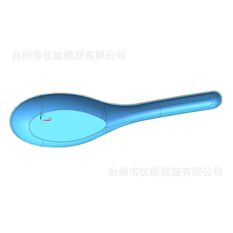 一次性餐具刀叉勺注塑一次性降解刀叉勺磨具103勺子模具加工制造