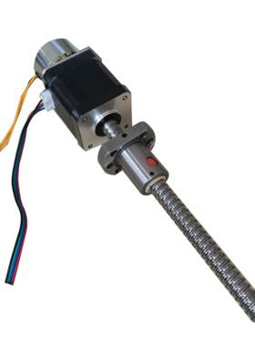 42滚珠丝杆电机带刹车导程4Nema17滚珠丝杆42刹车滚珠丝杆电机