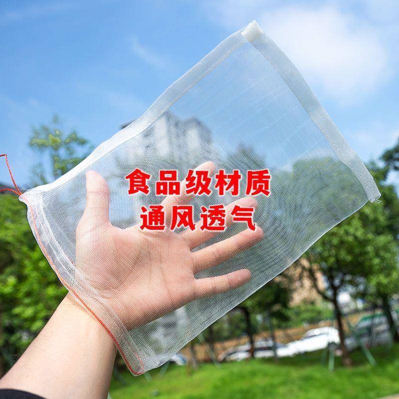 尼龙网水稻袋浸种网袋VUS水果防套袋鸟防虫网晾腊晒肉火腿透气