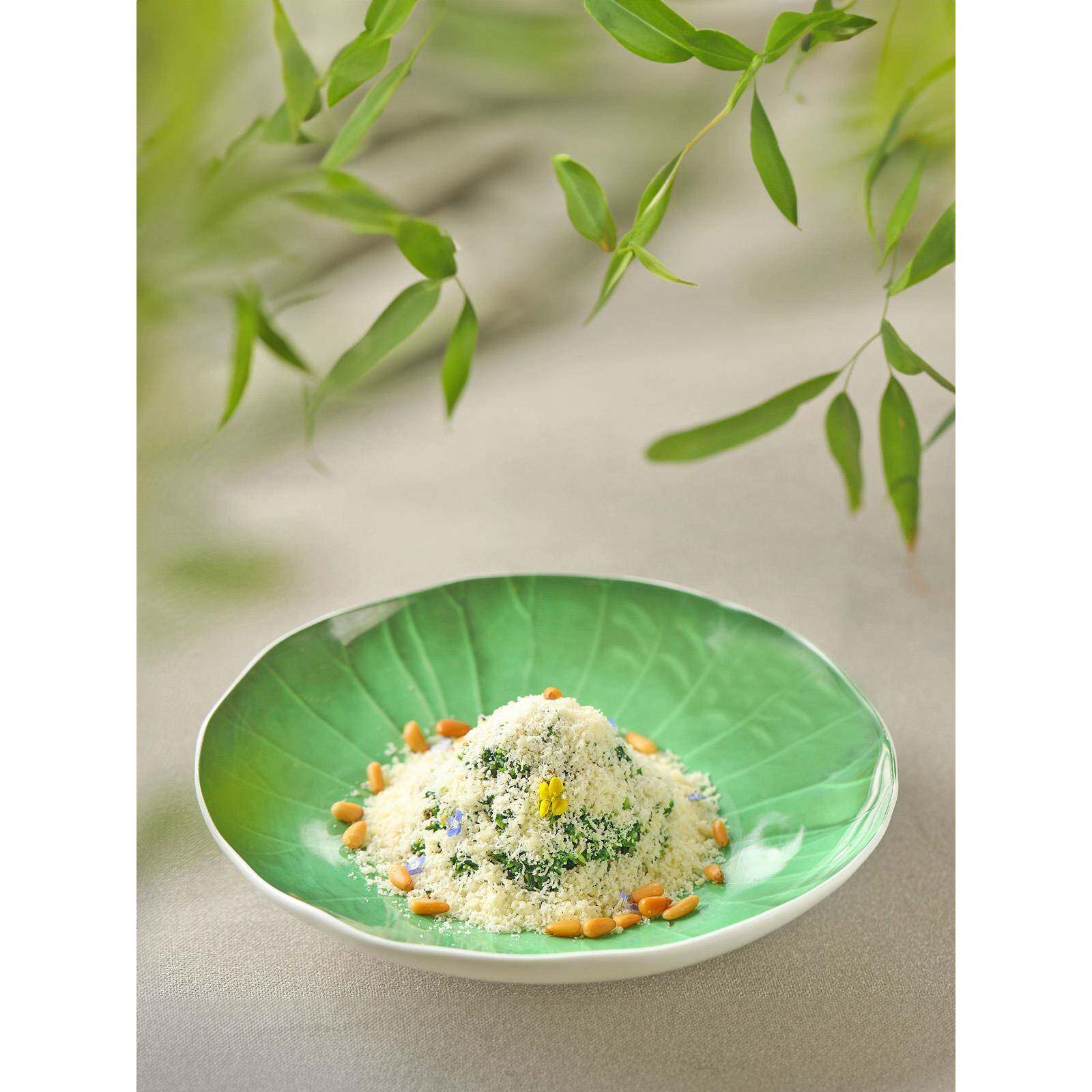荷叶盘餐厅酒店盘子日式冷菜商炒用AFW凉菜盘饭店摆盘餐菜色特碟