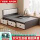 实木94786简榻米床高箱储物双人床床现榻代约收纳单人床小户型箱