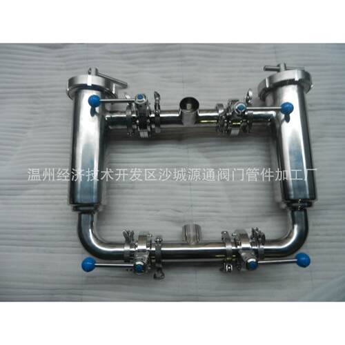 不锈钢304316L双联过滤器卫生级双联过滤器