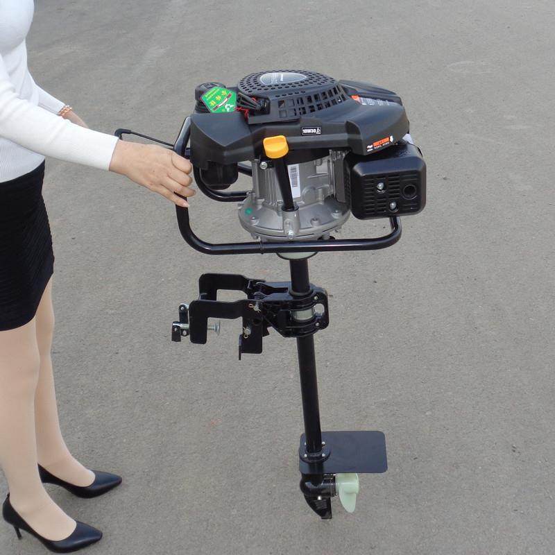 水王星牌船挂机安装简单汽油挂桨机渔船船尾机推进器