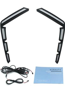 适用于现代伊兰特Elantra2023三色LED日间行车灯专车专用雾灯