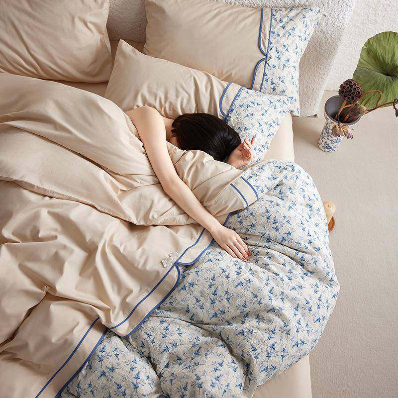 美式全棉纯棉田园风古风刺绣四件套1.8m米文艺床单被套三件套床品,鲜花速递/花卉仿真/绿植园艺,割草机/草坪机,淘宝优惠券,粉丝福利购,淘宝优惠卷