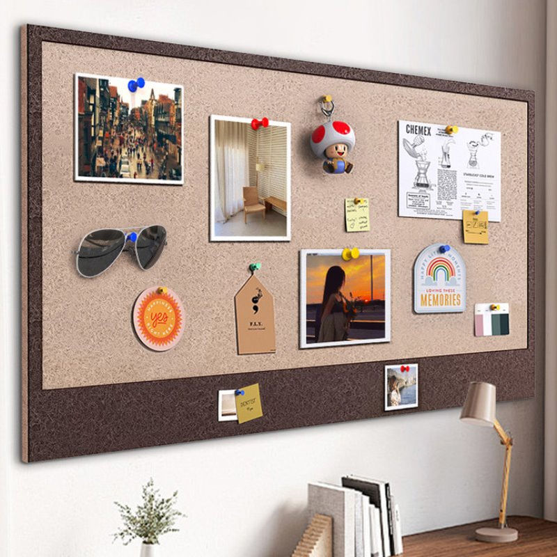 毛毡墙贴装饰毛毡板自粘幼儿园作品展示公告栏软木板照片墙背景板