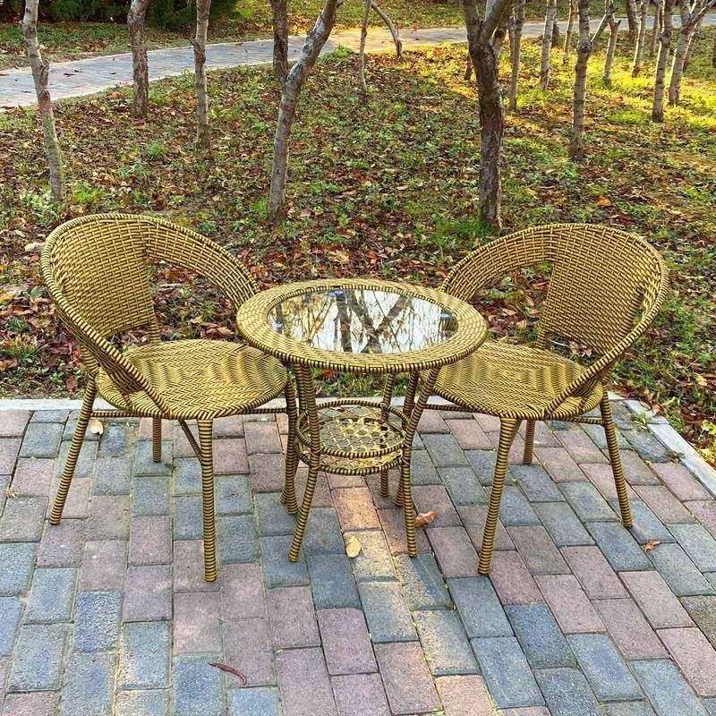 阳台小桌椅庭院座椅组合室外露台户外布置藤编椅子藤椅三件套编织,鲜花速递/花卉仿真/绿植园艺,割草机/草坪机,淘宝优惠券,粉丝福利购,淘宝优惠卷