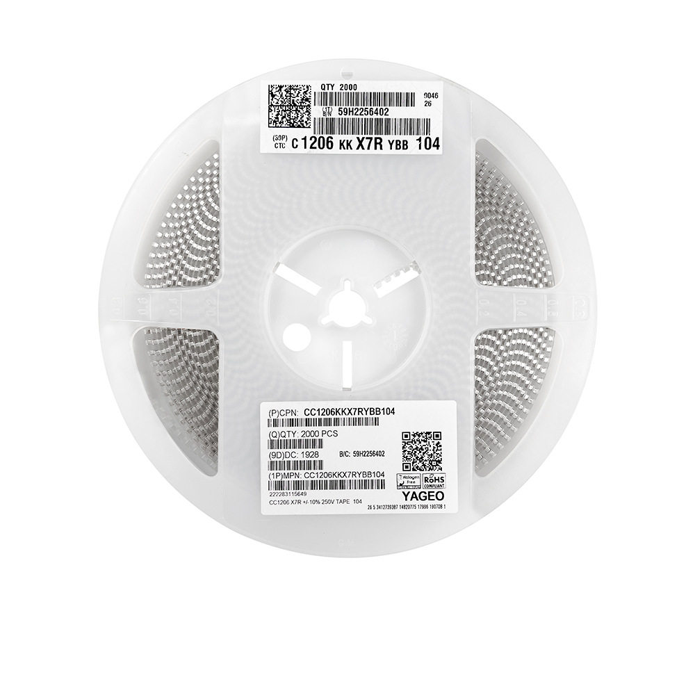CC1210KKX7R8BB226国巨1210贴片电容22μF25VX7R±10%原装