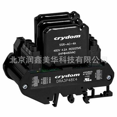 供应Crydom固态继电器DIN轨道DRA3P48B4