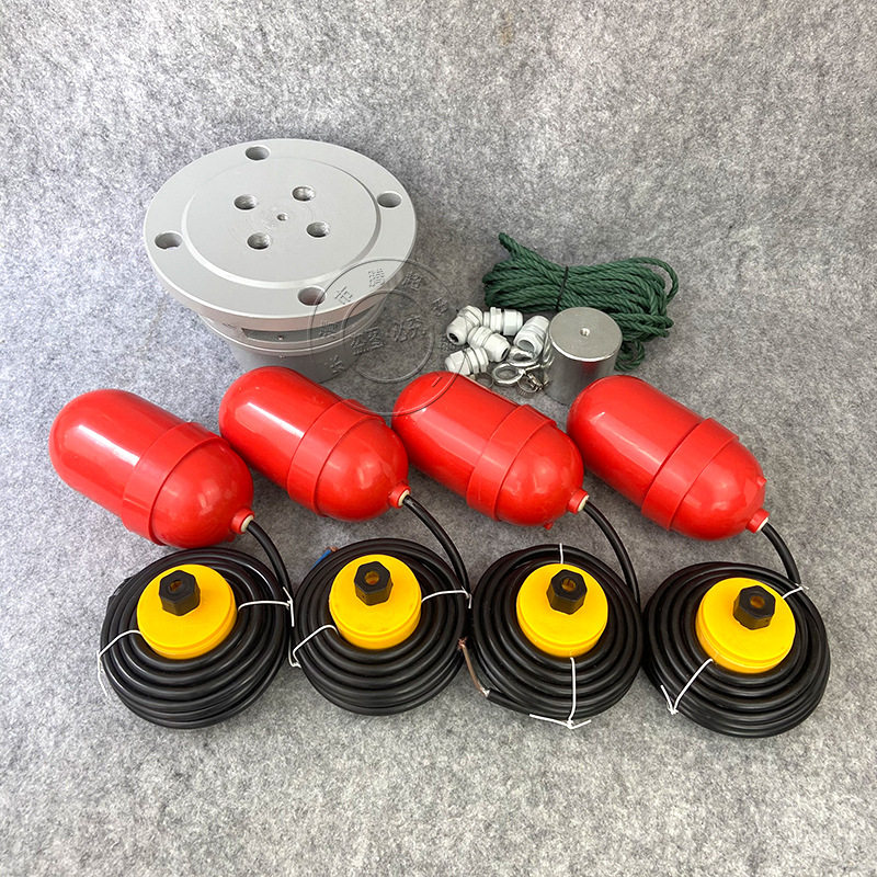 多点悬挂式浮球液位控制器UQK-614UQX-4塑料电缆浮球开关整套