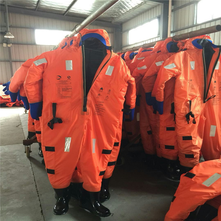 厂家直供DFB-I型船用保温救生服成人连体绝热型浸水救生服CCS船检