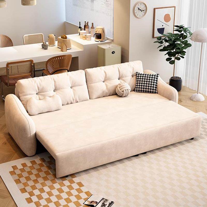 奶油风猫抓布沙发床两用小户型客厅带储物可伸缩折叠多功能沙发,农用物资,其他肥料,淘宝优惠券,粉丝福利购,淘宝优惠卷