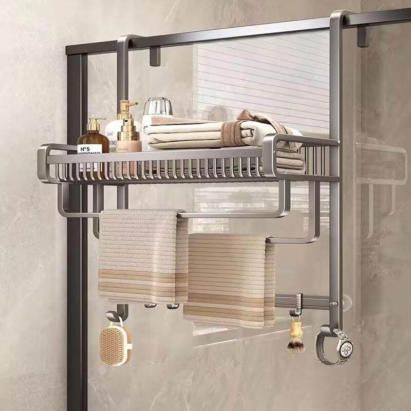 浴室淋浴房挂篮玻璃门挂架卫生间放浴巾毛巾衣服收纳架厕所置物架,农用物资,其他肥料,淘宝优惠券,粉丝福利购,淘宝优惠卷