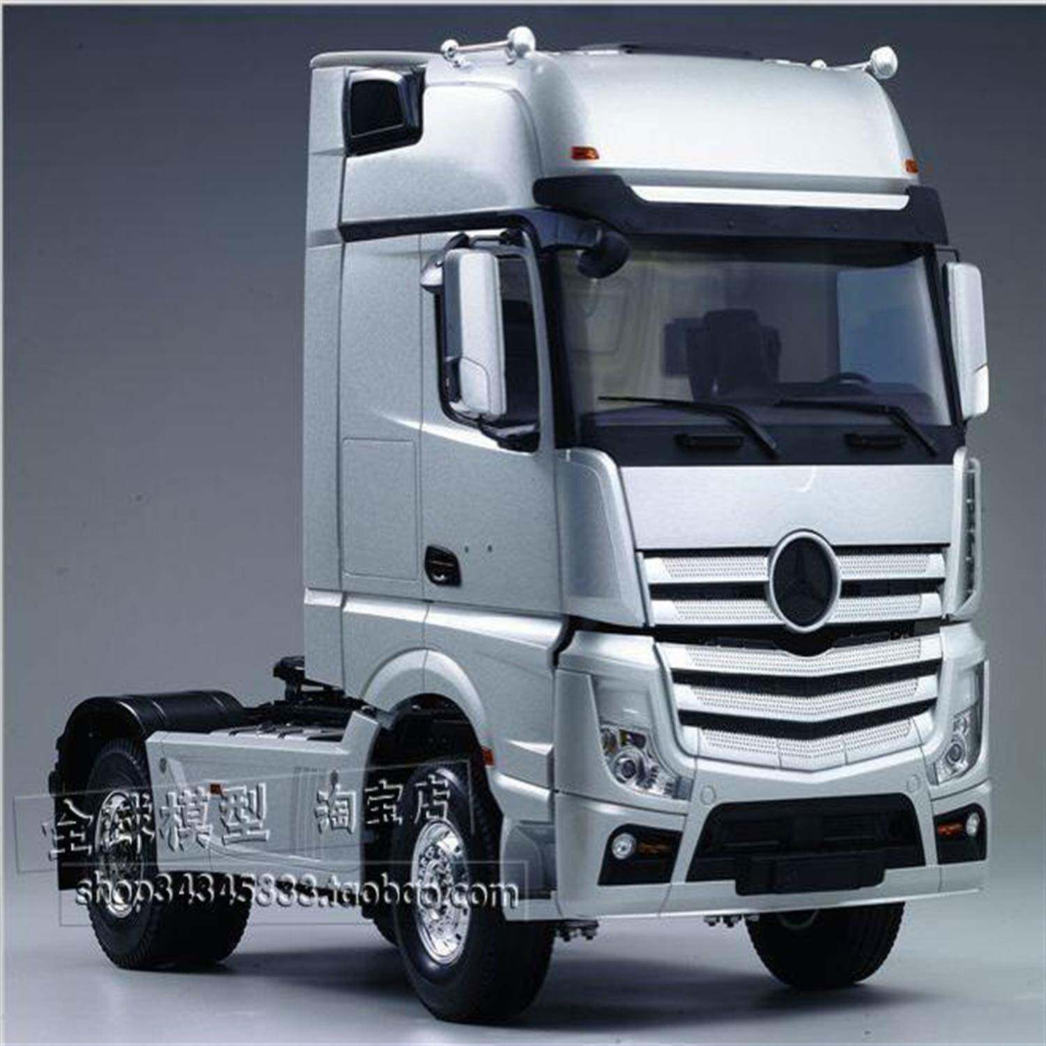 1/14二轴奔驰1851拖头牵引车RC遥控模型玩具车kit版通用田宫