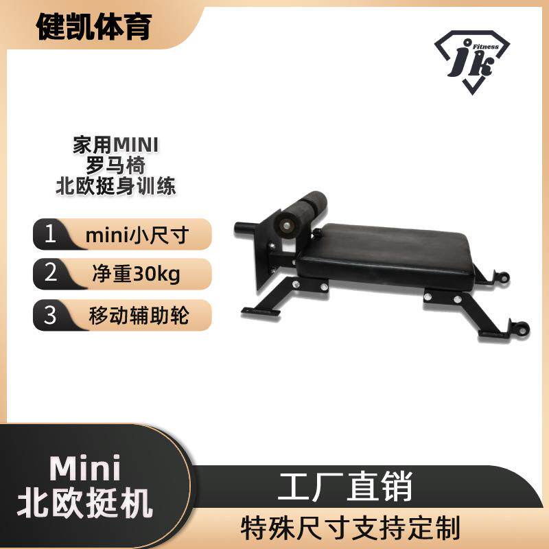 Mini北欧挺机家用轻巧型可移动罗马椅北欧挺身训练综合健身器材