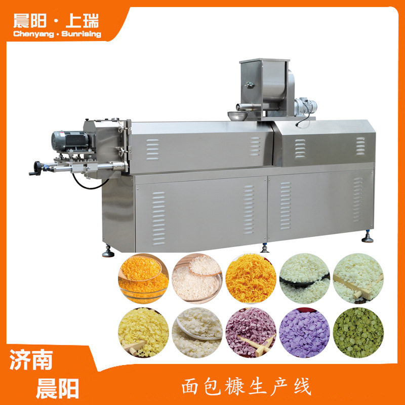 面包糠全套生产机械设备 膨化面包糠加工机器 膨化面包糠挤出机