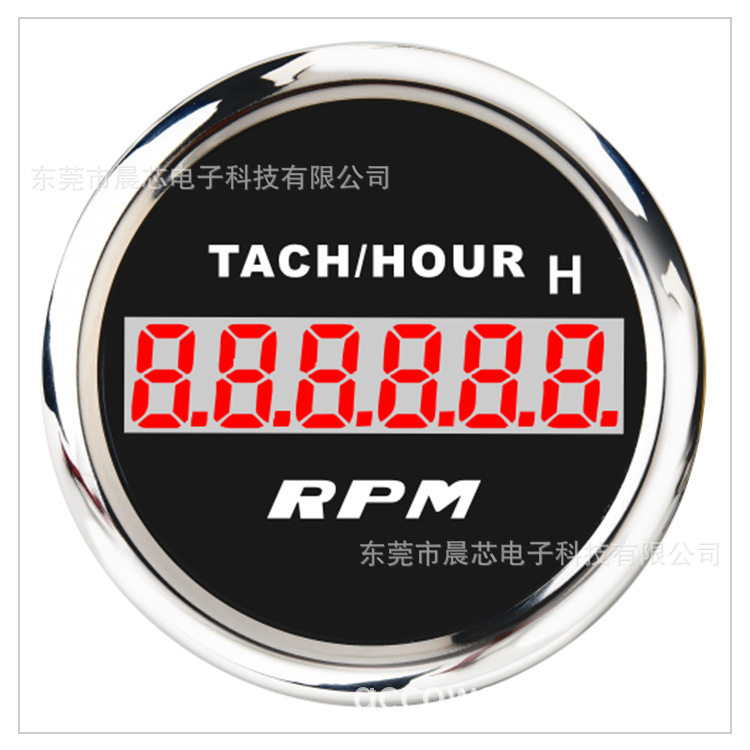 汽车数显转速表厂家直销防水防雾转速计时表多功能计时表转速表图片