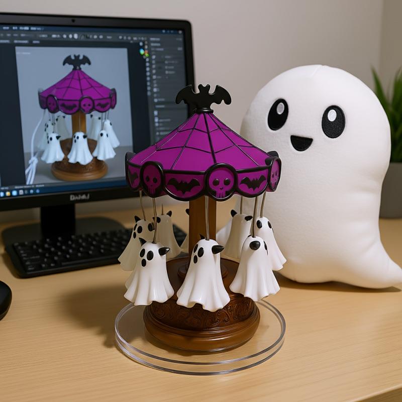 LightingAccessories旋转木马造型灯节日氛围营造利器
