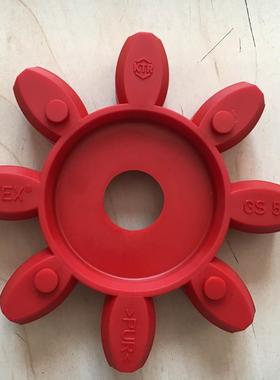 KTRROTEXGS75弹性体外径160内径80缓冲垫10角瓣胶块圈红色绿色