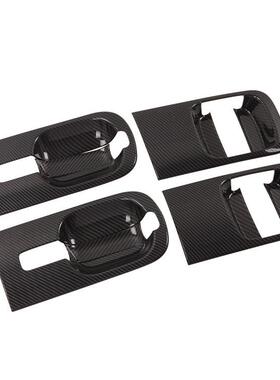 适用于2020款H-1/GRANDSTAREX-ABS黑色碳钎纹外侧门碗门碗