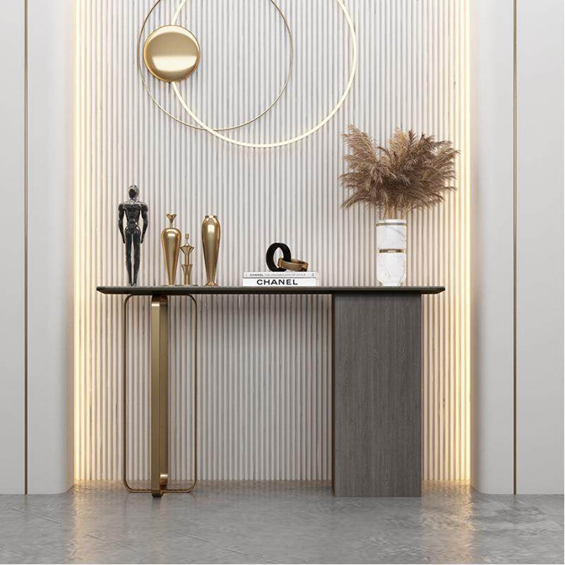 意式轻奢风大理石玄关桌靠墙玄关柜进门厅条案入户现代简约端景台