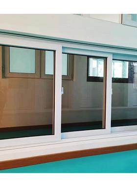 UPVC塑钢推拉窗单玻双玻隔音隔热防蚊防虫防盗百搭节能隔热