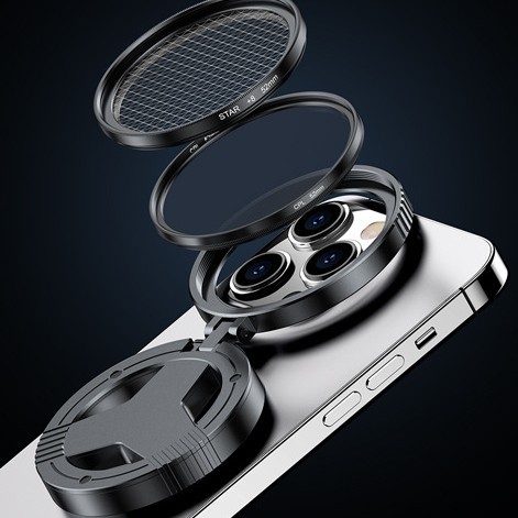 磁吸手机偏振镜CPL磁吸消除反光偏光镜 光学镀膜星光高清摄影滤镜