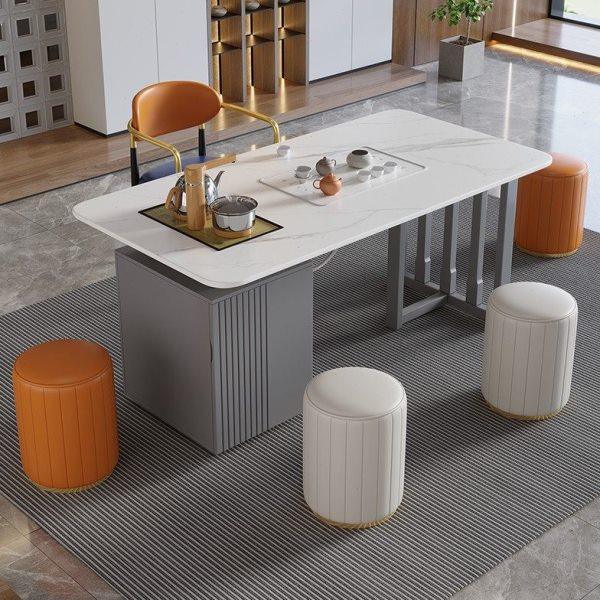 岩板茶桌椅组合现代简约轻奢小户型阳台茶台办公室家用功夫一体,住宅家具,家用茶台/茶桌,淘宝优惠券,粉丝福利购,淘宝优惠卷