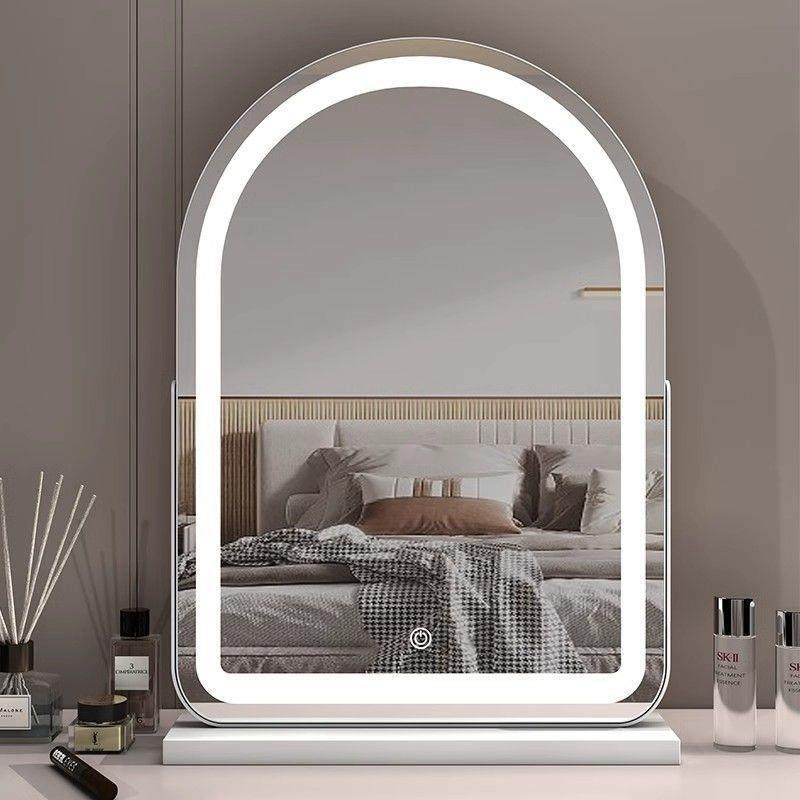 化妆镜台式桌面led卧室智能梳妆镜家用充电梳妆台镜子带灯充电,纺织面料/辅料/配套,纺织机械配件,淘宝优惠券,粉丝福利购,淘宝优惠卷