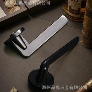 直销简约锌合金卧室门锁磁吸执手锁木门锁XFT-55