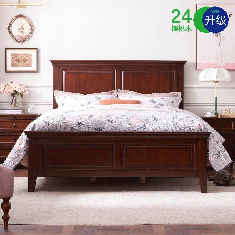 0J经典美式乡村全实木床主卧家具简约双人大床白蜡木整板床,纺织面料/辅料/配套,纺织机械配件,淘宝优惠券,粉丝福利购,淘宝优惠卷