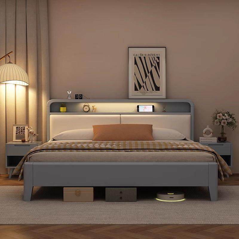 fLE北欧实木床现代简约多功能家用主卧双人床小户型气压高箱储物,纺织面料/辅料/配套,纺织机械配件,淘宝优惠券,粉丝福利购,淘宝优惠卷