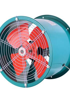 铜芯SFG7-43KW7号4级管道式低噪音轴流通风机抽风机轴流风机