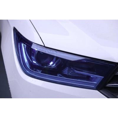 TPH熏黑大灯膜浅黑浅灰深灰亮黑浅蓝透明车灯膜尾灯膜