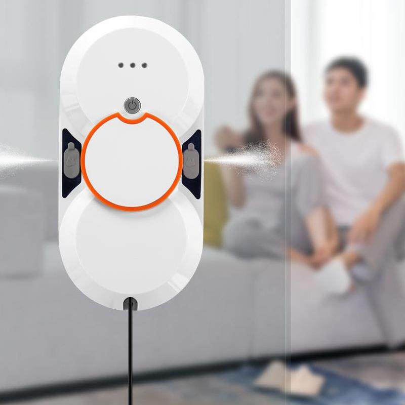 双向双喷水擦窗机器人全自动家用电动清洁外玻璃神器擦玻璃机器人