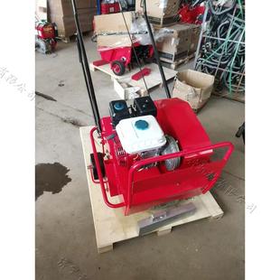 手推式草坪防办结打眼机 汽油动力草坪打孔机 透水透气草坪轧孔机