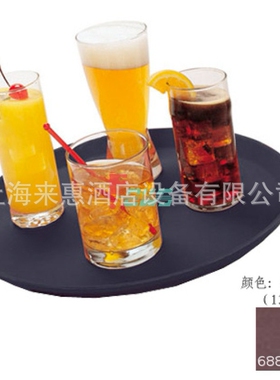 美国CAMBRO金宝 2500CT-138 25＂餐饮用具椭圆形防滑托盘(褐黄色)