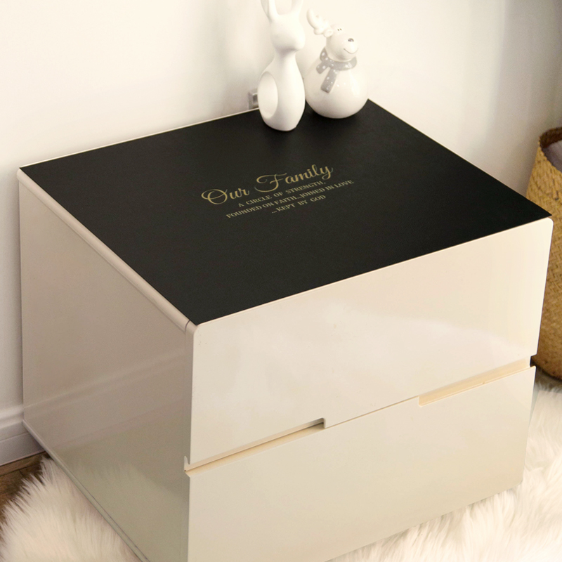 羽果【皮革床头柜垫】简约家用防水防油防烫茶几垫餐桌垫书桌布