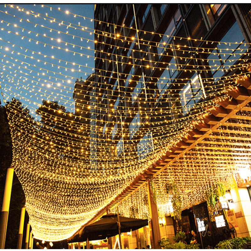 户外缠树灯串LED彩灯满天星串灯露营星星灯节日布置圣诞装饰灯