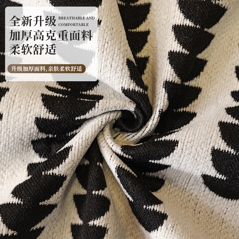 2025新款沙发垫固定防滑四季通用直排皮沙发坐垫子沙发套罩盖布巾