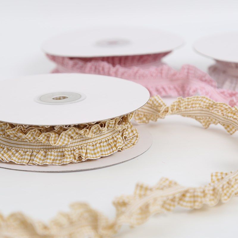 格子裙边带弹力丝带花束包装蛋糕装饰布服装辅料diy手工发饰礼品,居家布艺,丝带/绸带/布带,淘宝优惠券,粉丝福利购,淘宝优惠卷