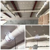 斜流增压圆形管道风机PVC各口径静音排换气扇强力送抽风有遥控款