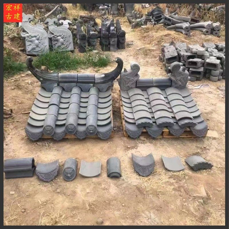 仿古小青瓦新农村徽派围墙青瓦古建筑中式四合院屋顶烧制青瓦青砖,基础建材,屋顶装饰瓦,淘宝优惠券,粉丝福利购,淘宝优惠卷