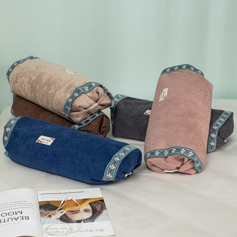 夏季全荞麦壳枕头单人宿舍枕芯带枕套护颈椎荞麦皮硬大人助睡眠男