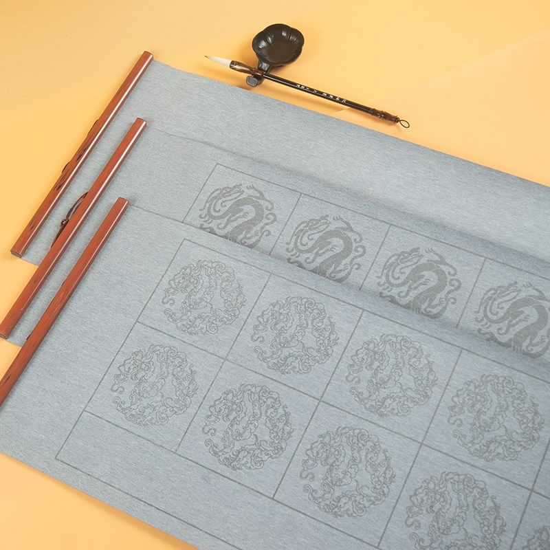 四尺对开瓦当祥云祥龙空白仿宣纸加厚练习书法仿宣纸毛笔水写布,文具电教/文化用品/商务用品,水写布,淘宝优惠券,粉丝福利购,淘宝优惠卷