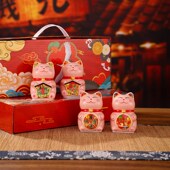 可爱创意招财猫摆件办公室桌面家居装 饰 饰收银台小礼物摆件装