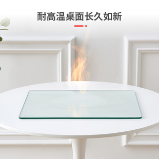 钢化玻璃桌布家用桌面餐桌茶几桌垫玻璃台面防水防油玻璃板长方形