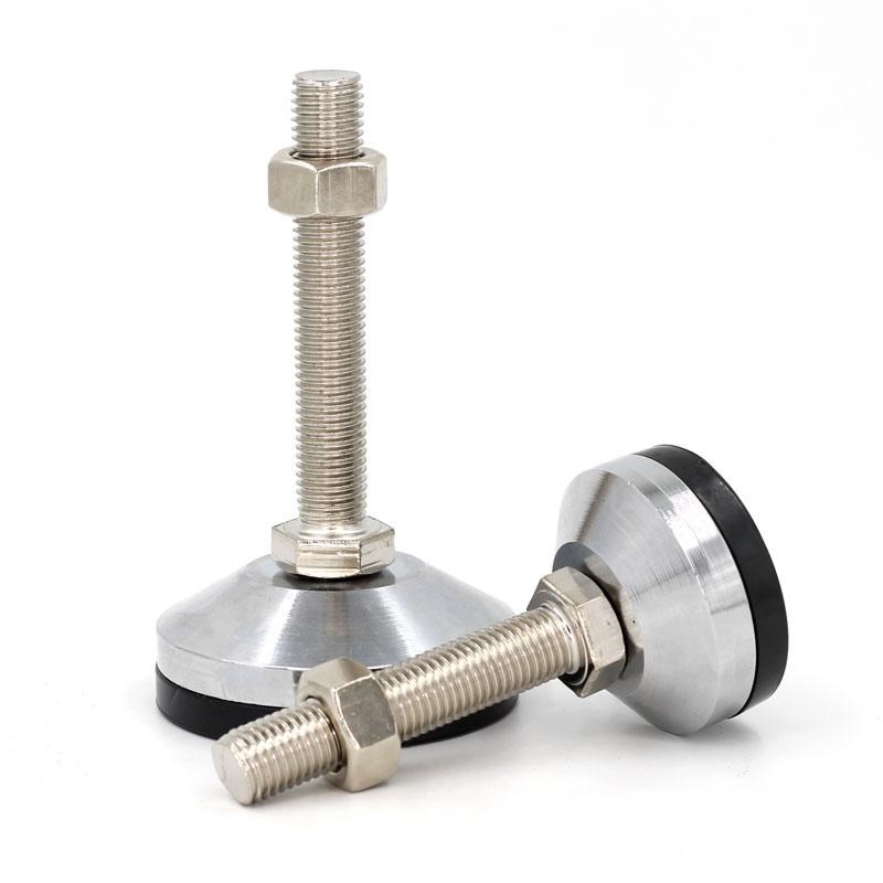 重型防滑防震脚杯固定地脚螺丝碳钢设备底脚m20m16机械调节支撑脚