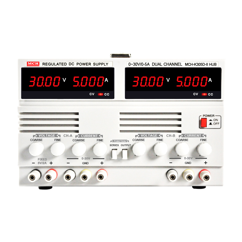 可调直流电源开关电源双路电源30V5A 30V10A 16手机充电口